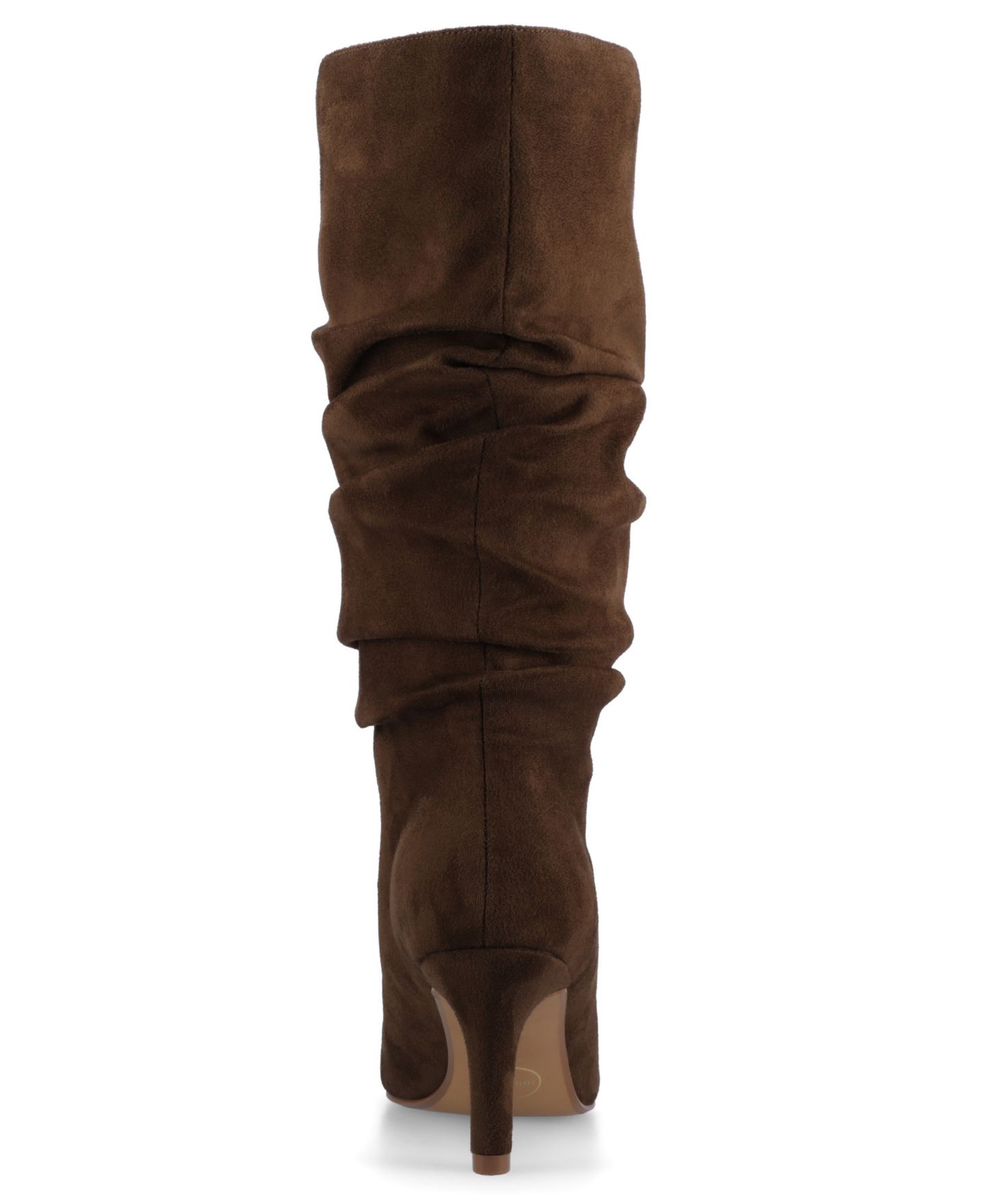 Женские ботинки Journee Collection Sonnet Slouchy Dress Boots, Regular, Wide Calf, & Extra Wide Calf, цвет: Шоколадный — фото 3