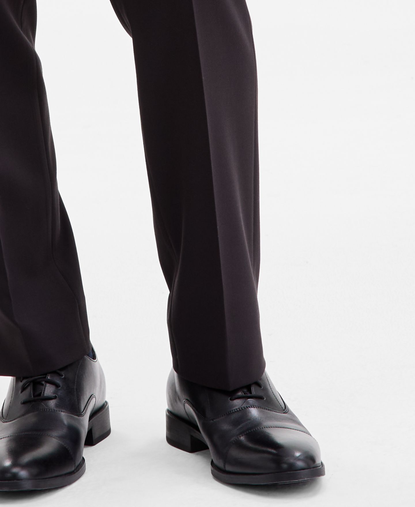 Мужские брюки Tallia Classic Fit Suit Separate Pant, цвет: Чёрный — фото 8