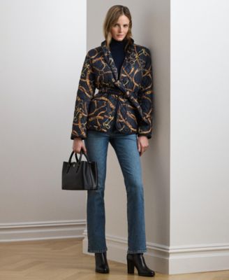 Women's Belted Quilted Jacket