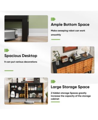 Geometric Patterned Storage Cabinet