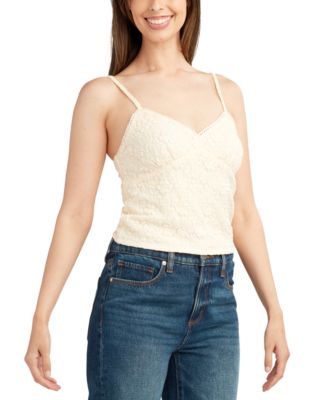 Juniors' Textured Knit Camisole Tank