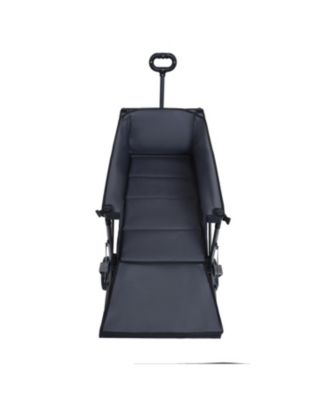 Collapsible Folding Wagon - 400LBS, All-Terrain Wheels