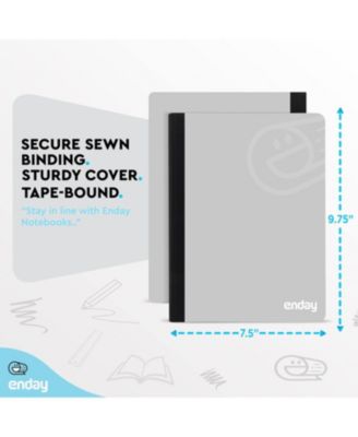 Composition Notebooks Wide Ruled Paper, Hard Cover Composition Notebook, Premium Lined Composition Books, 100 Sheets Ruled Notebook