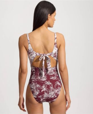 Women's Wrap Monokini High Leg One Piece Swimsuit