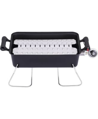 Deluxe Portable Propane Gas Table Top Grill - Black