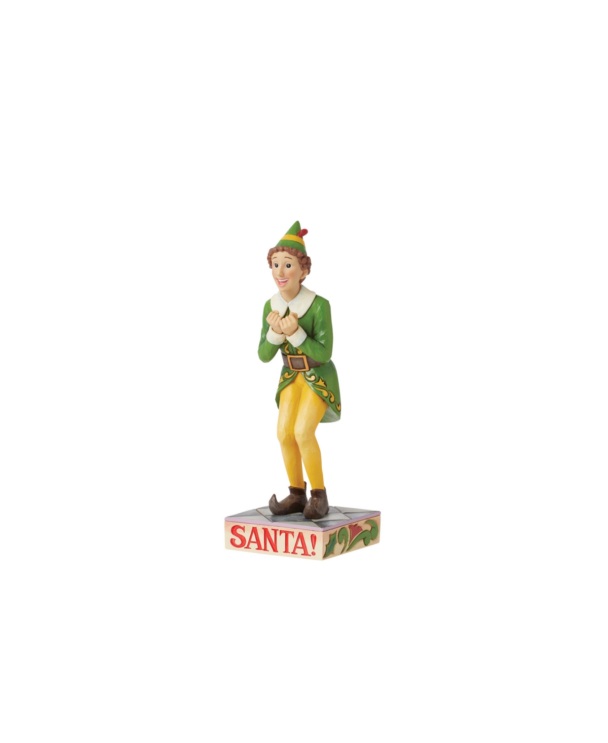 Jim Shore Buddy Elf Excited Pose Figurine In Multi