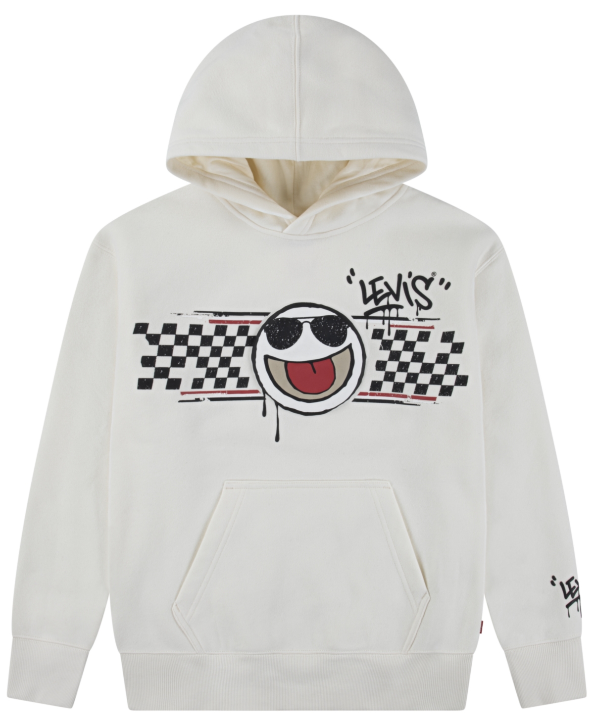 Levi's Big Boys Street Style Hoodie In White