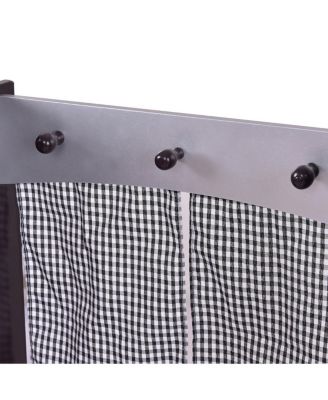 Kids Cooking Pretend Play Toy Wooden Kitchen Set Children Playset Vintage