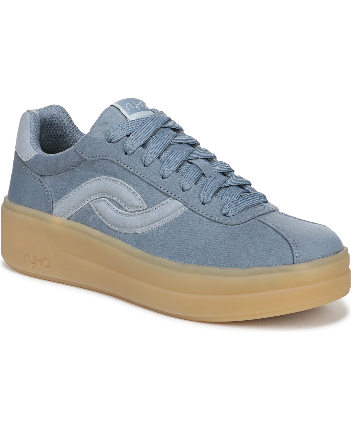 Women's Viv Max Lace Up Platform Sneakers - Brilliant White Faux Leather
