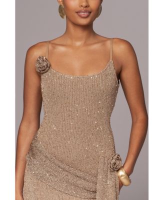 Women's Golden Dusk Sequin Dress