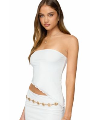 Women's Vivi Mesh Asymmetric Tube Top