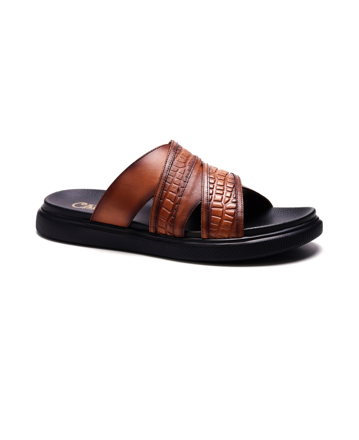 Men's Rhythm Sandals - Tan leather