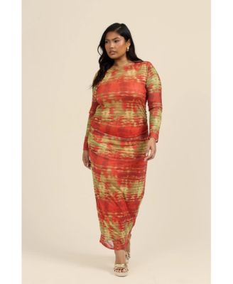 Women's Tye Dye Midi Dress