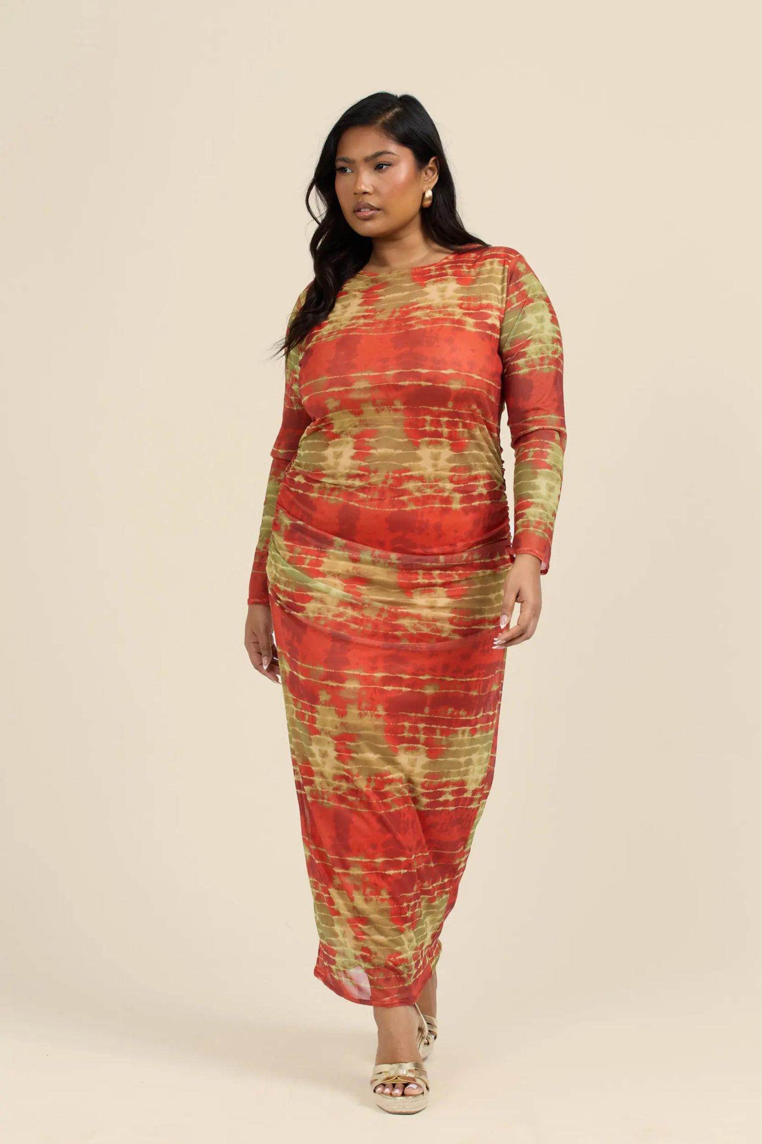 Women's Tye Dye Midi Dress