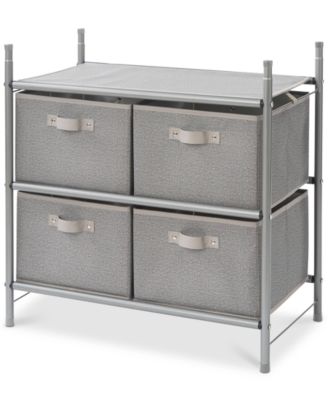 Neatfreak - Harmony Twill Stackable 4-Bin Organizer