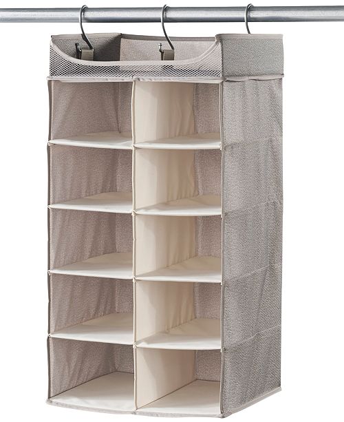 Neatfreak Harmony Twill 2 X 5 Shelf Closet Organizer Reviews Cleaning Organization Home Macy S