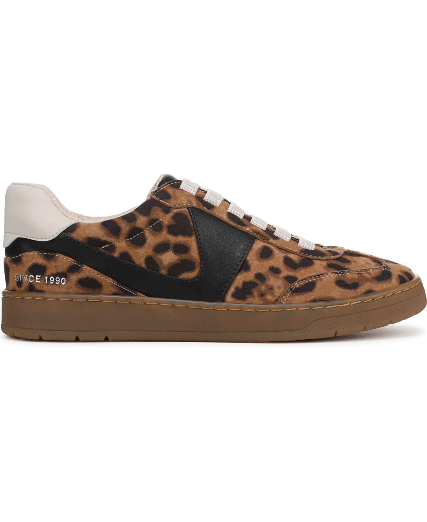Женские кроссовки Franco Sarto Ponti Lace Up Low Top, цвет: Коричневый леопардовый с принтом / Искусственная кожа — фото 2