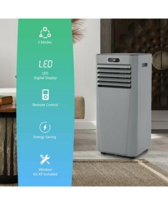 8000 BTU(Ashrae) 3-in-1 Portable Air Conditioner with Remote Control