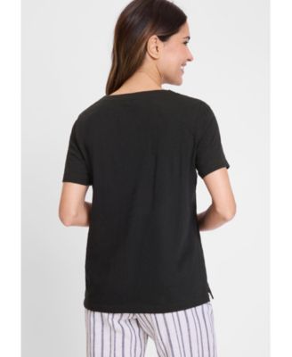 Women's Embroidered Trim T-Shirt