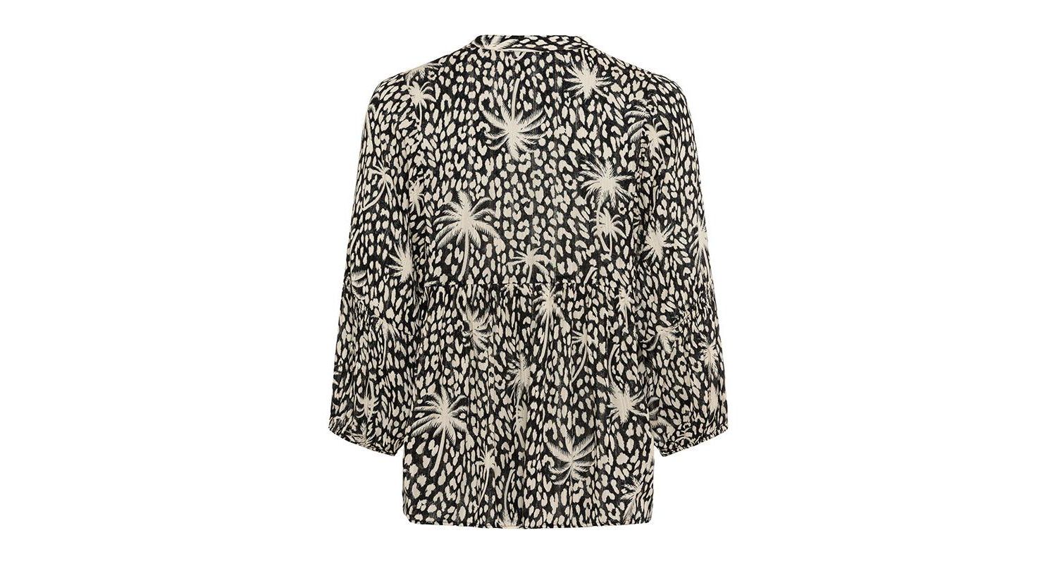 Women's Tropic Mix Print Tunic Blouse