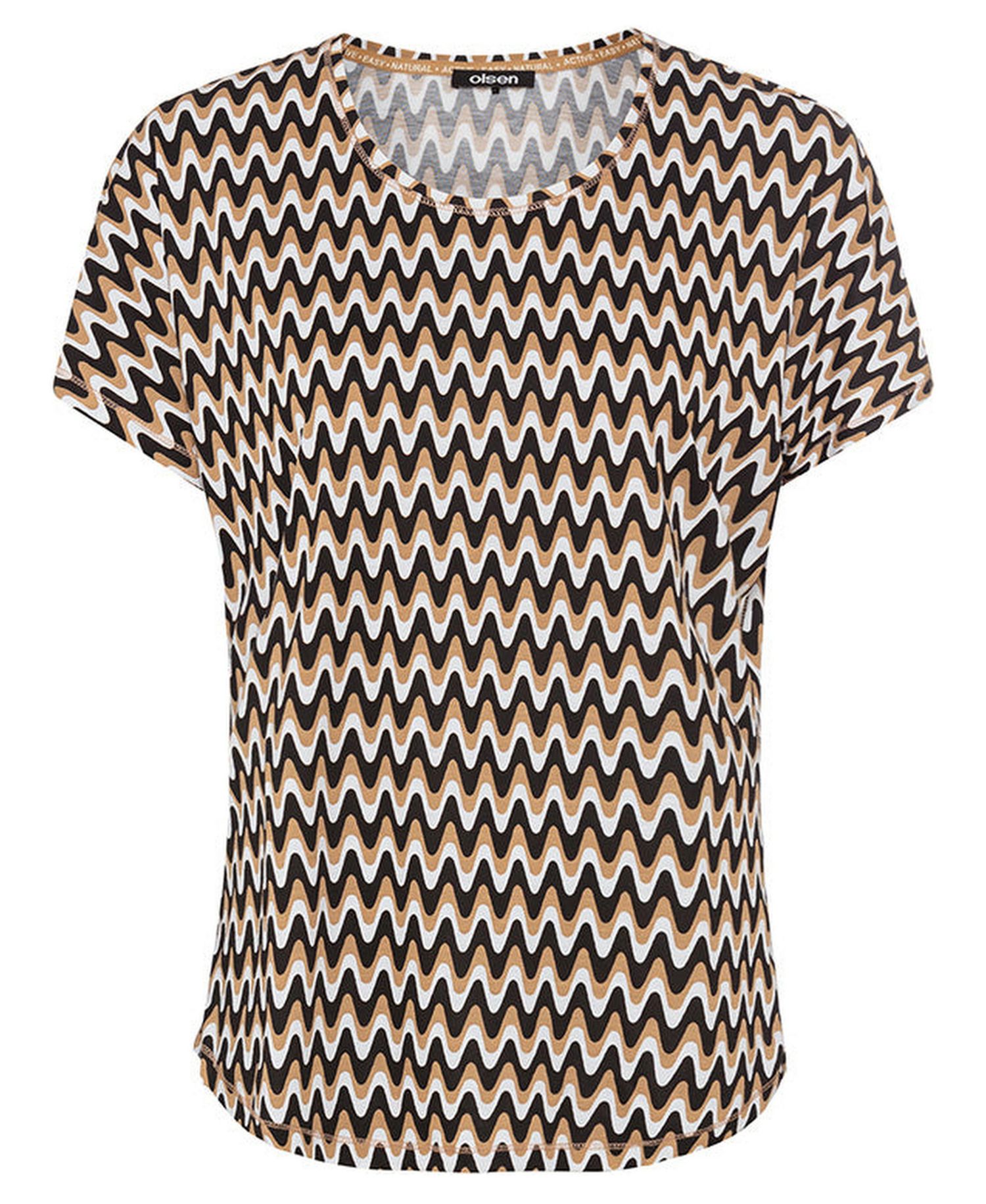 Women's Waved Striped T-Shirt