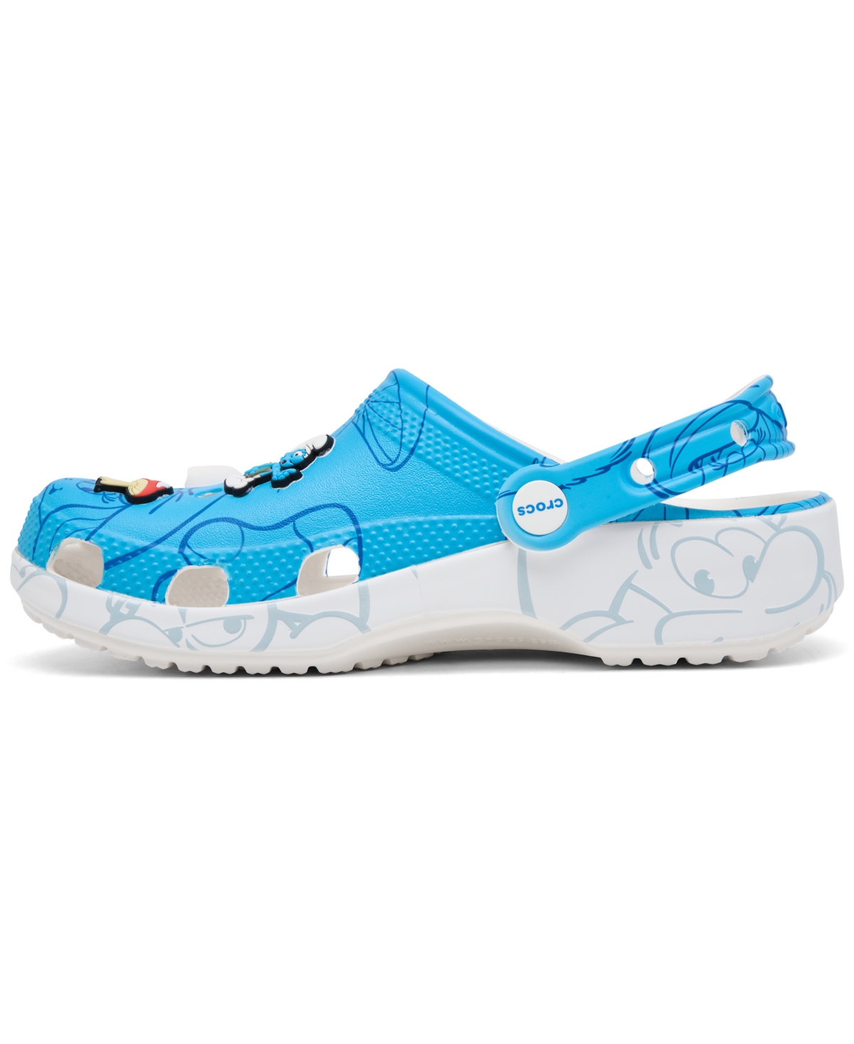 Crocs X Smurfs Big Kids' Classic Clogs From Finish Line