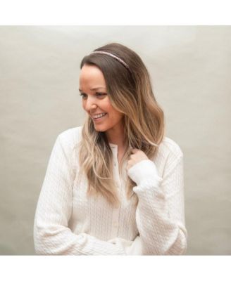 Thin All that Glitters Headband - Pink + Silver