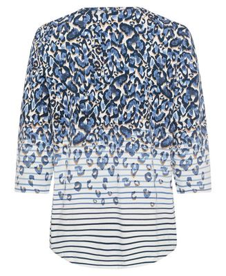 Women's Leo & Striped T-Shirt