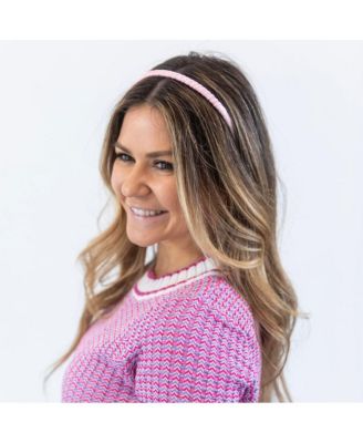 Thin Solid Headband - Pink