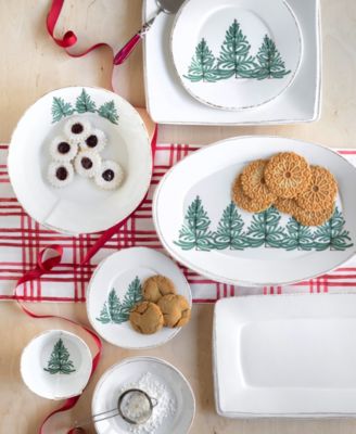 Melamine Lastra Holiday Rectangular Platter 18"