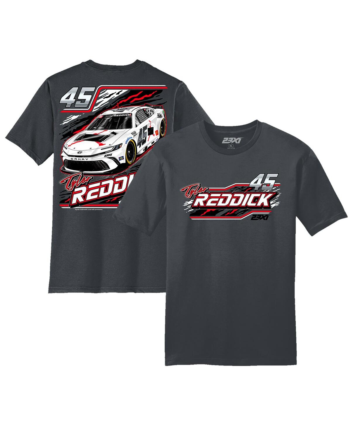 Men's Charcoal Tyler Reddick Jordan Car T-Shirt - Charcoal