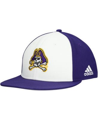 adidas - Men's White/Purple ECU Pirates On Field Fitted Hat