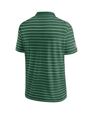 Men's Green New York Jets Sideline Lock Up Victory Performance Polo Shirt