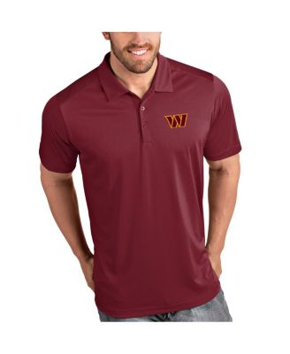 Antigua - Men's Burgundy Washington Commanders Tribute Polo