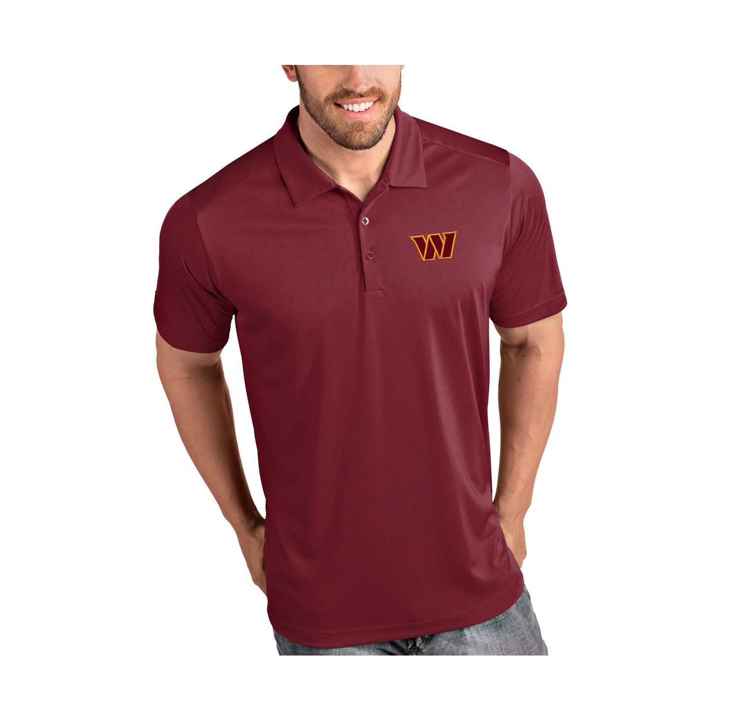 Men's Burgundy Washington Commanders Tribute Polo Shirt