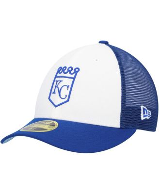 New Era - Men's Royal/White Kansas City Royals 2023 On-Field Batting Practice Low Profile 59FIFTY Fitted Hat