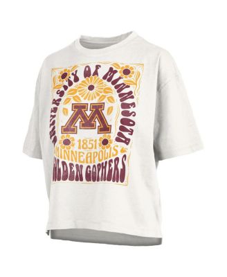 Women's White Minnesota Golden Gophers Harmony Oversized T-Shirt