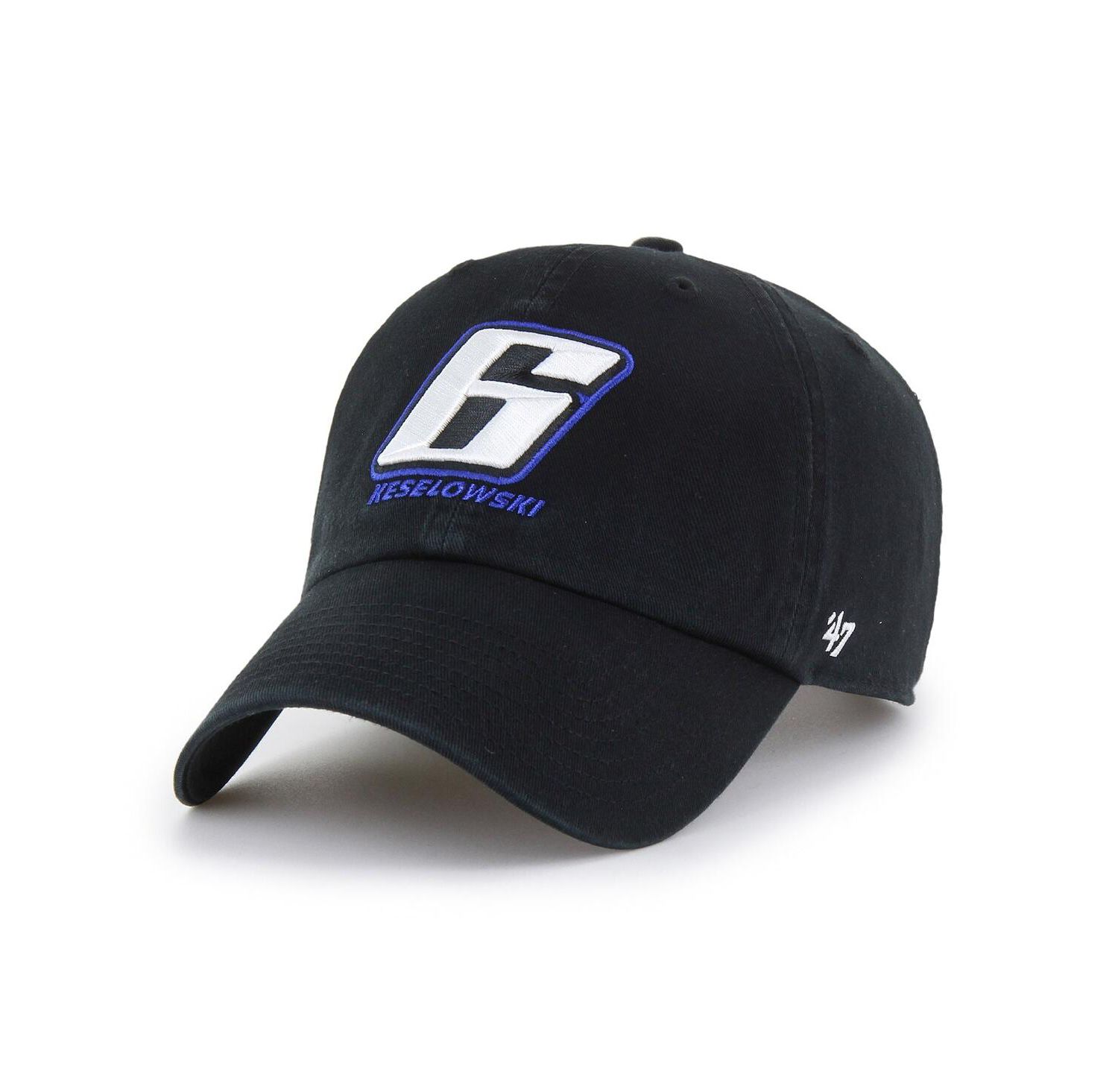 Men's Black Brad Keselowski Clean Up Adjustable Hat