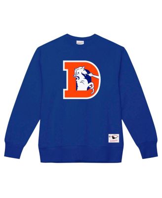 Men's Royal Denver Broncos Basic Fleece Pullover Sweatshirt