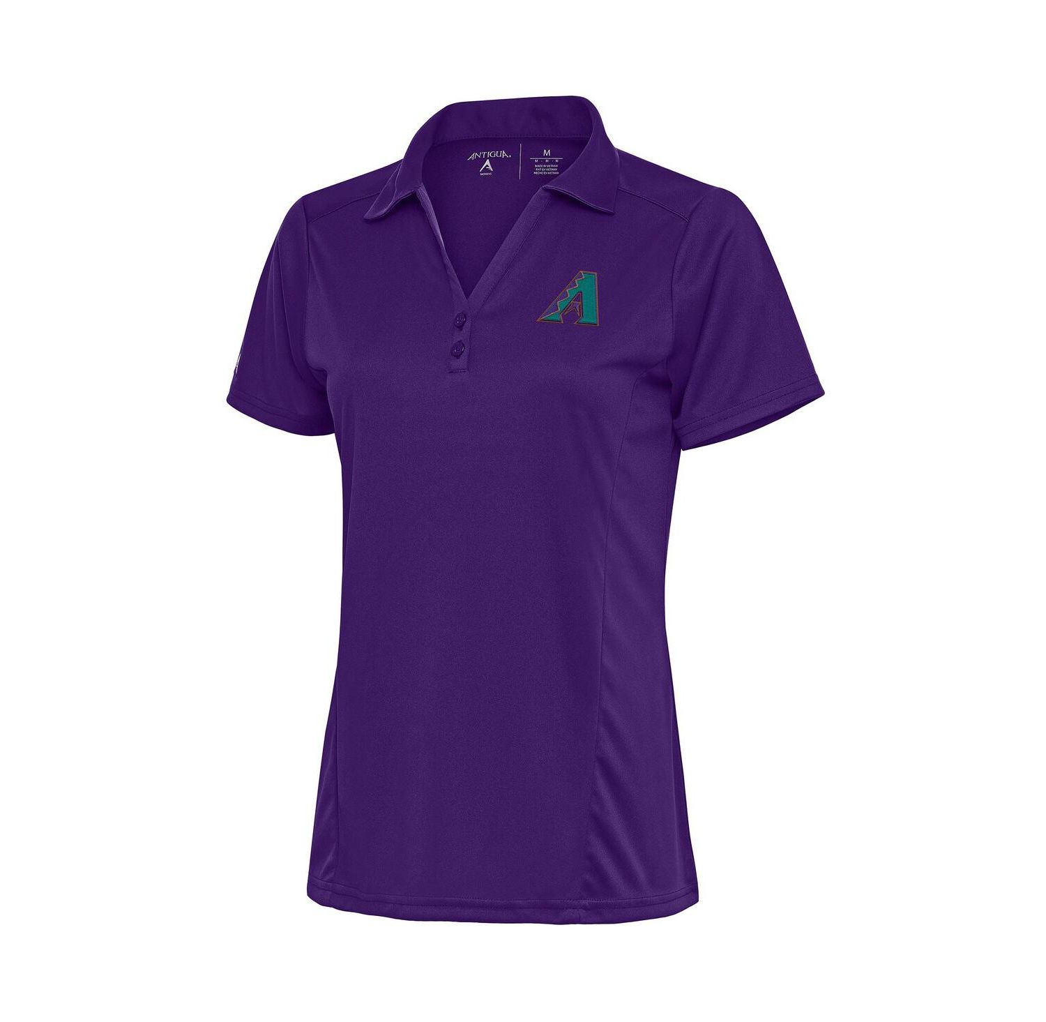 Women's Purple Arizona Diamondbacks Cooperstown Tribute Polo Shirt