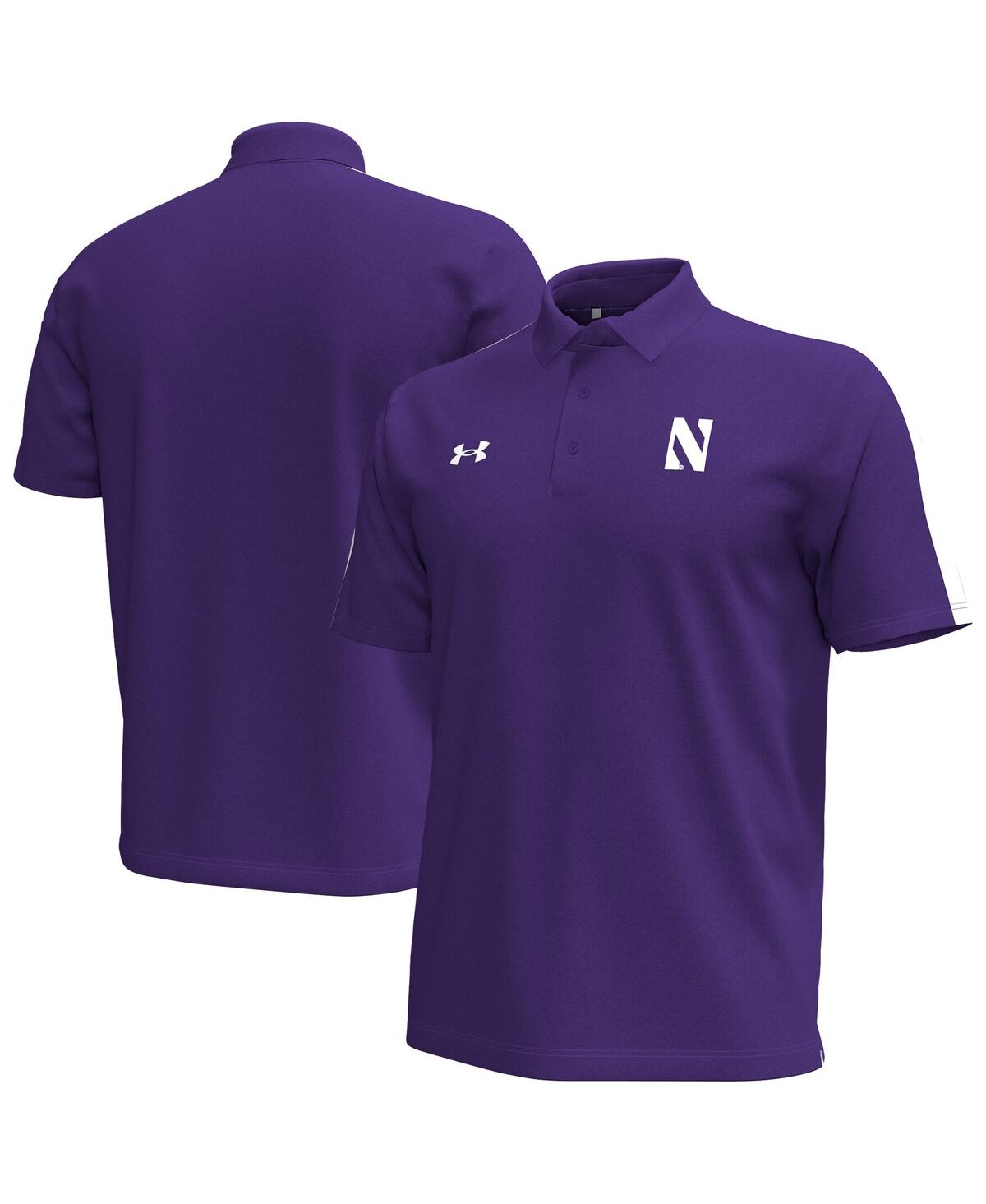 Men's Purple Northwestern Wildcats Pinnacle Performance Polo Shirt - Purple