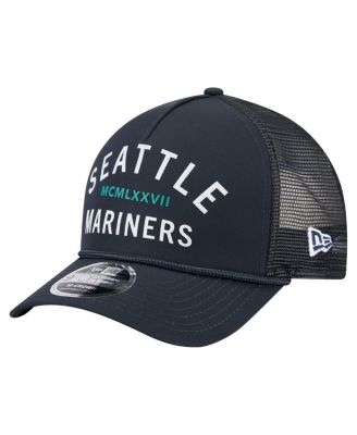 New Era - Men's Navy Seattle Mariners Minimalist 9FORTY A-Frame Adjustable Hat