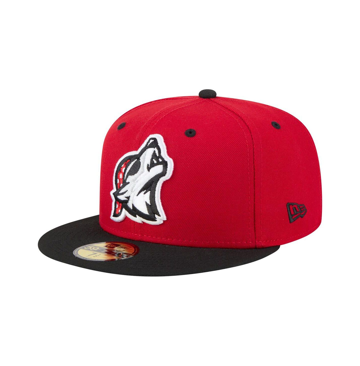 Мужская кепка New Era Red/Black Erie SeaWolves Authentic Collection 59FIFTY Fitted Hat — фото 1