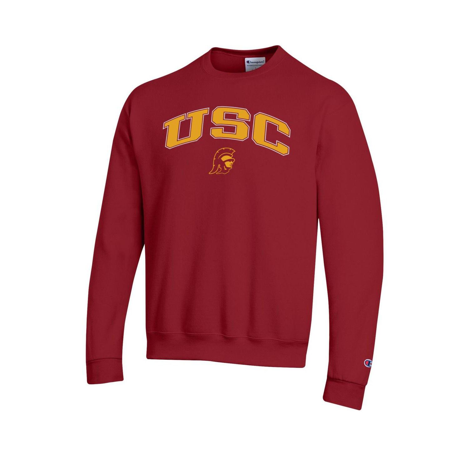 Men's Cardinal USC Trojans Arch Over Logo Pullover Sweatshirt