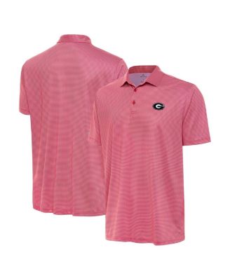 Antigua - Men's Red Georgia Bulldogs Rings Polo