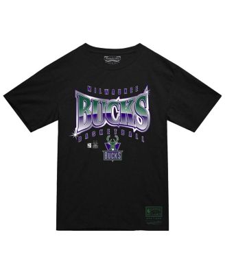 Men's Black Milwaukee Bucks Worldwide Collection Glow Up T-Shirt