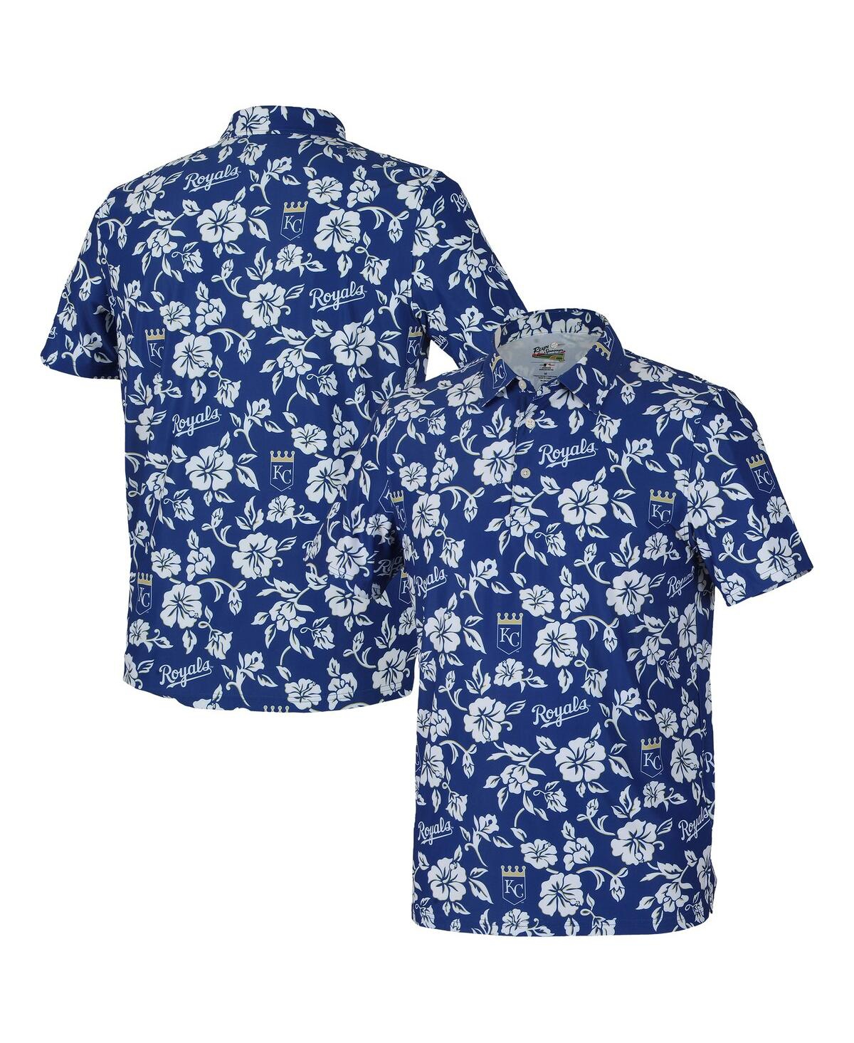 Men's Blue Kansas City Royals Pua Performance Polo Shirt - Blue