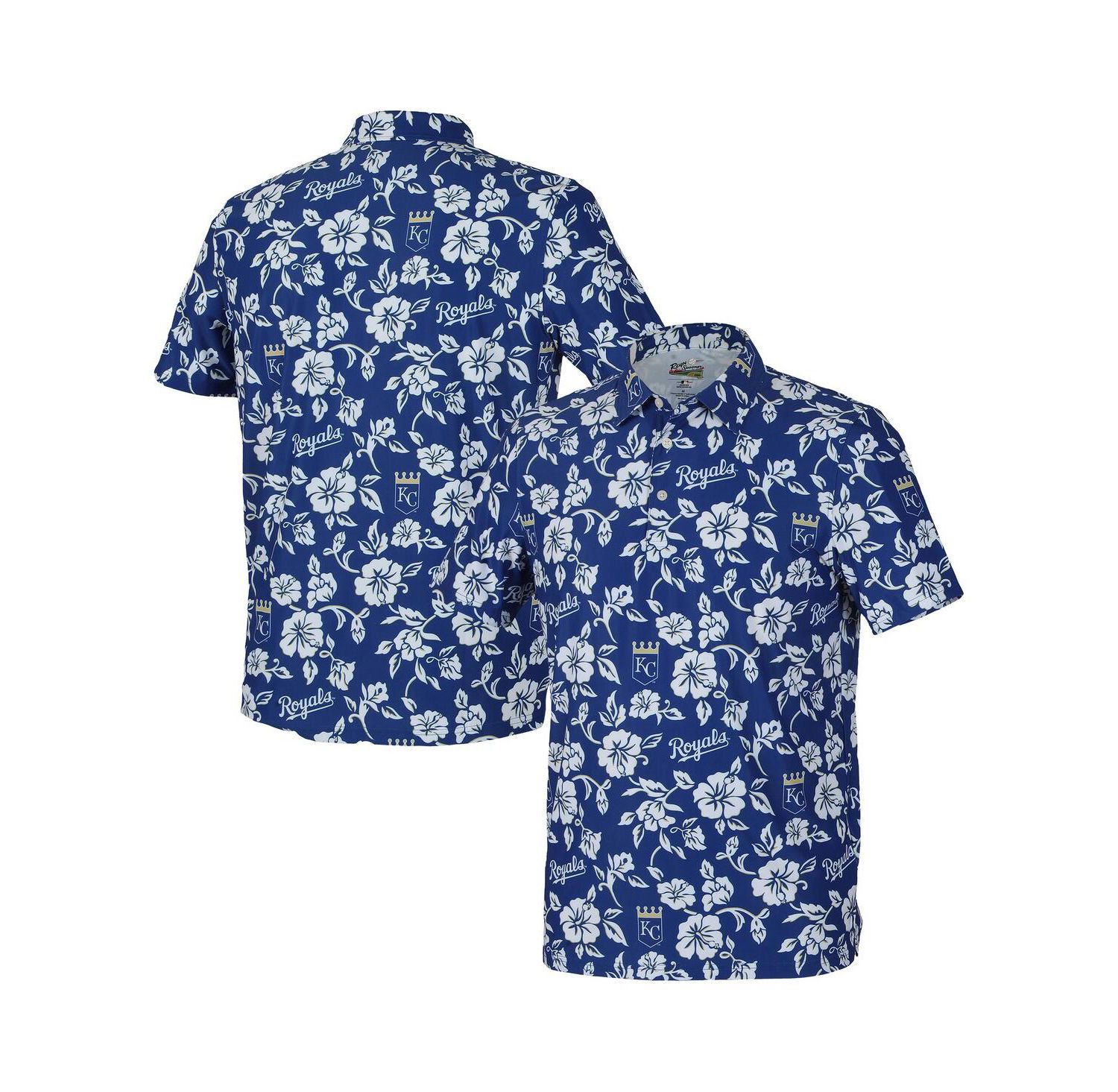 Men's Blue Kansas City Royals Pua Performance Polo Shirt