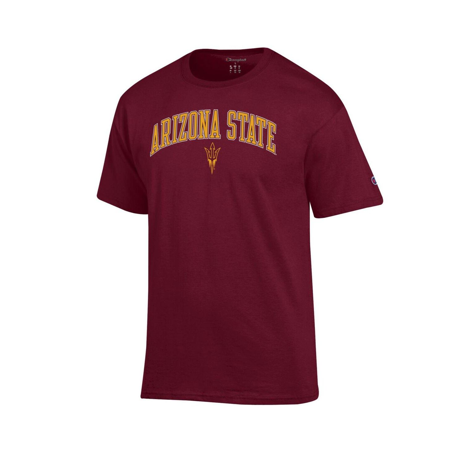 Men's Maroon Arizona State Sun Devils Arch Over Logo T-Shirt