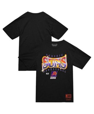 Mitchell & Ness - Men's Black Phoenix Suns Worldwide Collection Glow Up T-Shirt